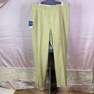 ALEXANDRE LONDON NEW‎ WOOL Khaki Dress Pant…